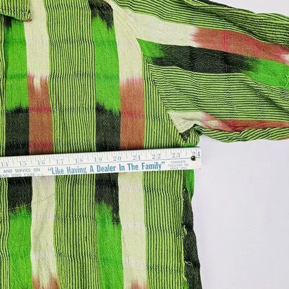 Freak N' Chic Woven Cotton Shirt Button Up Colorful Stash Pocket Men's XL EUC - Picture 5 of 8